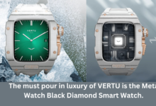 The must pour in luxury of VERTU is the Meta Watch Black Diamond Smart Watch.