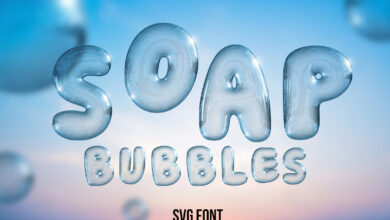 bubble font